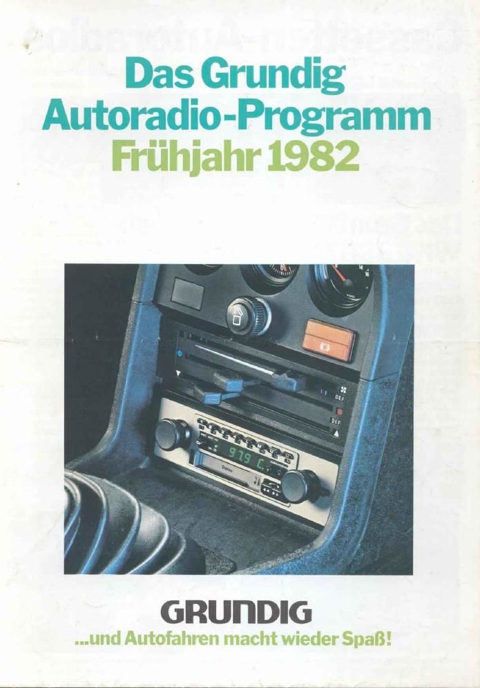 Grundig AutoRadio 1982