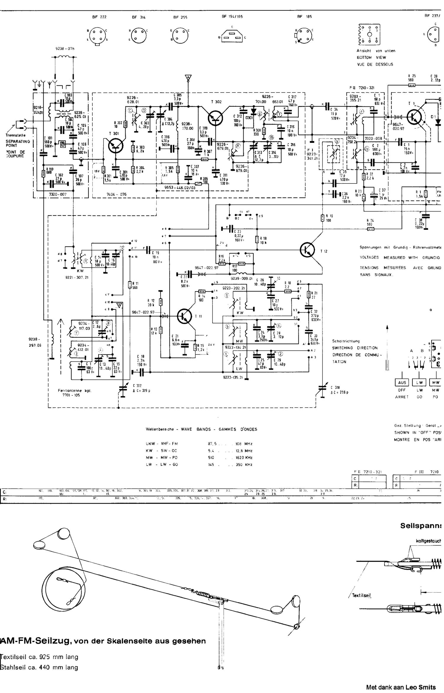 Grundig BERGAMO 3 Schematic