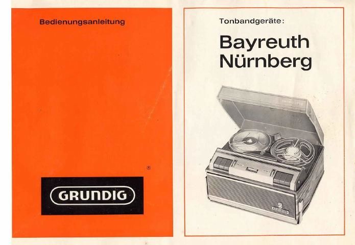 Grundig Bayreuth Owners Manual