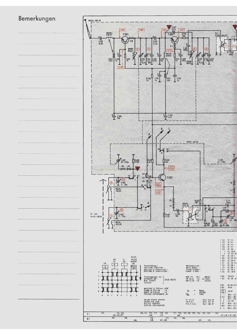 Grundig C 3200 L Schematic