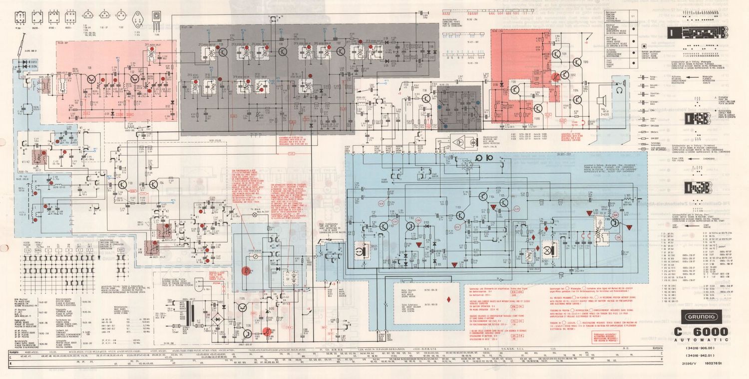 Grundig C6000 Automatic Schematic