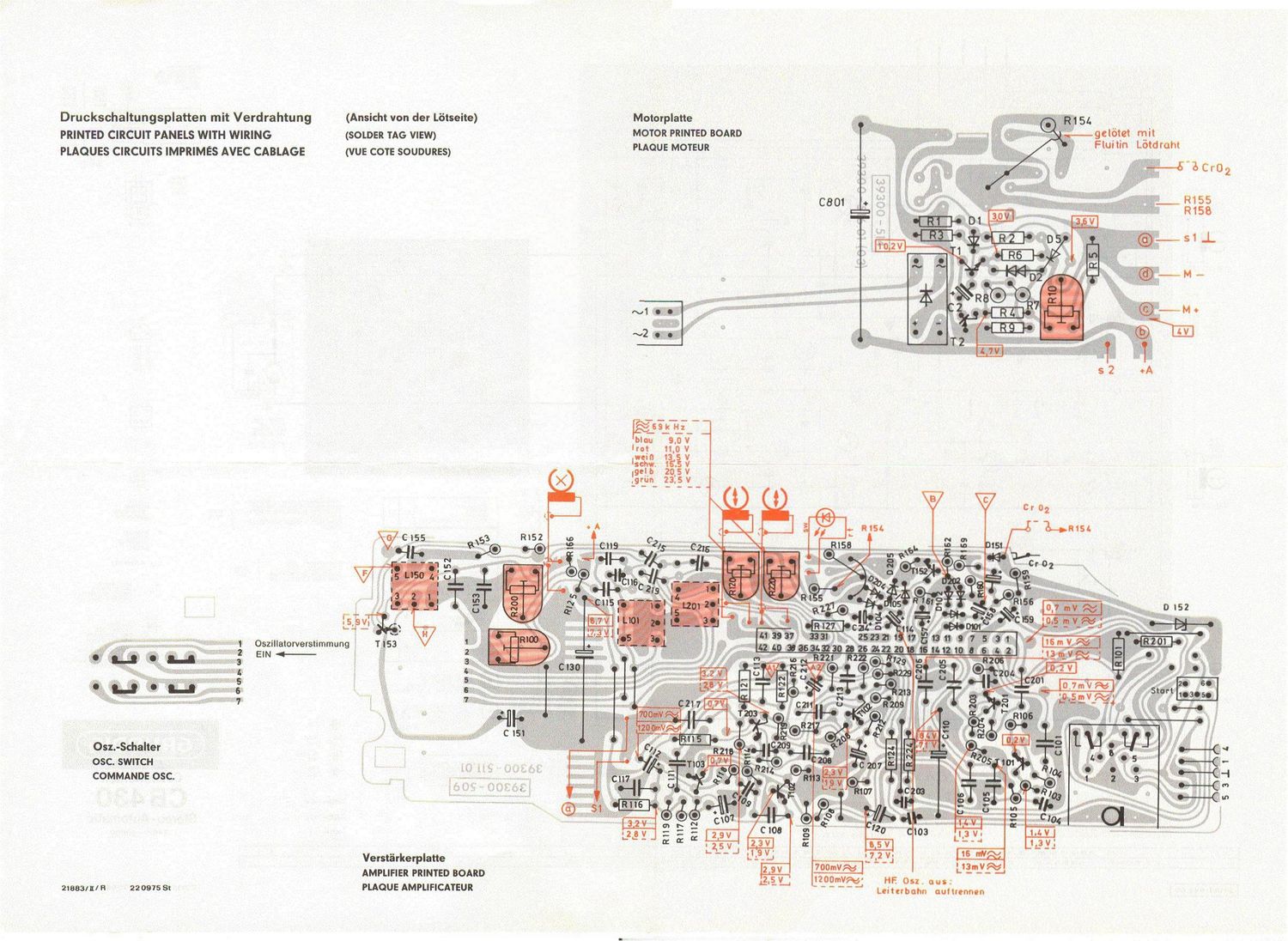 Grundig CB 430 Schematic