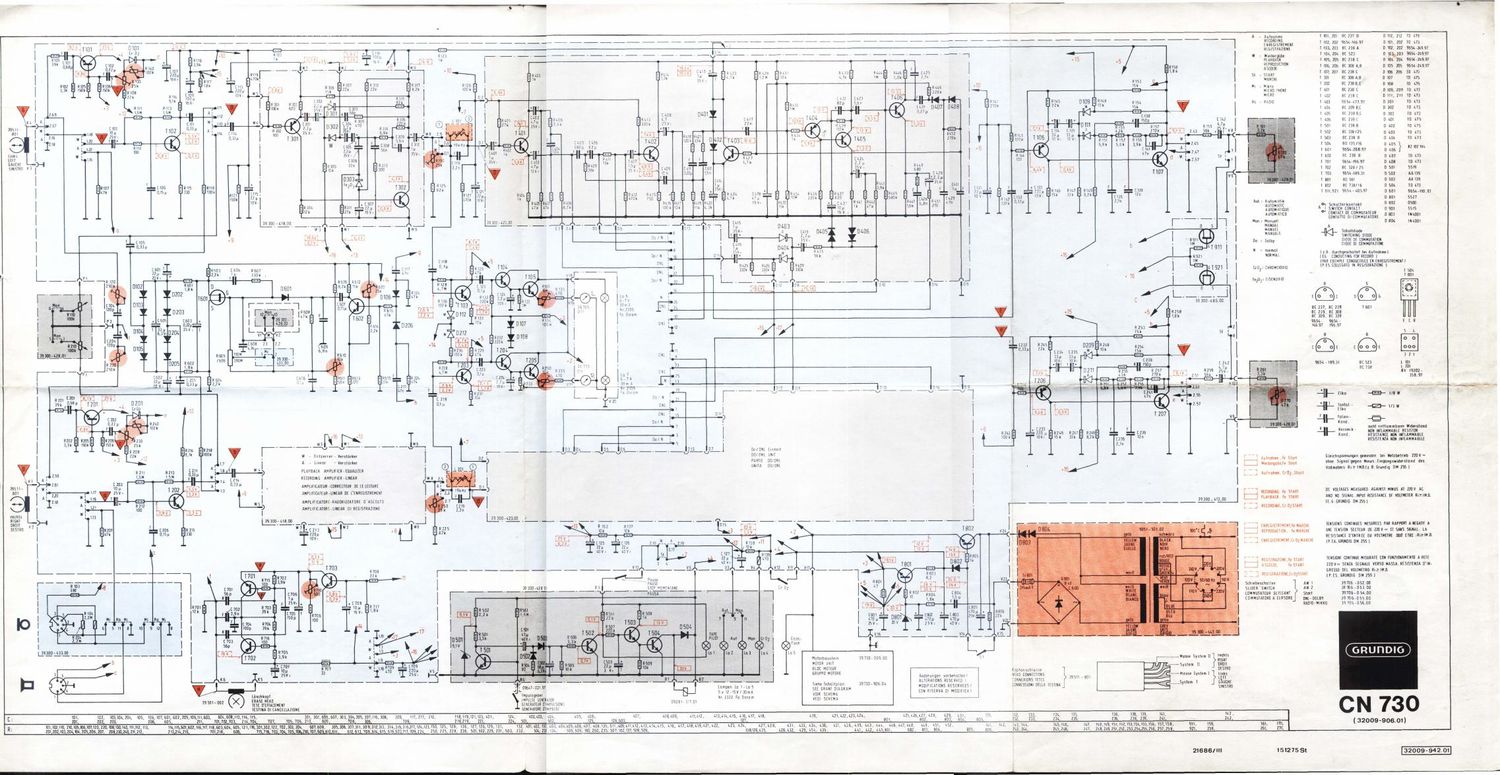 Grundig CN 730 Schematic