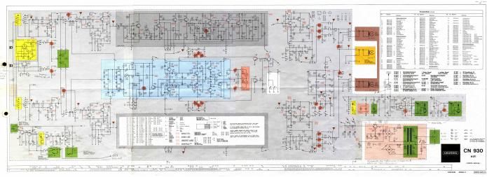 Grundig CN 930 Schematic