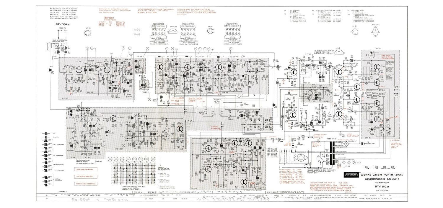 Grundig CS 350 A Service Manual