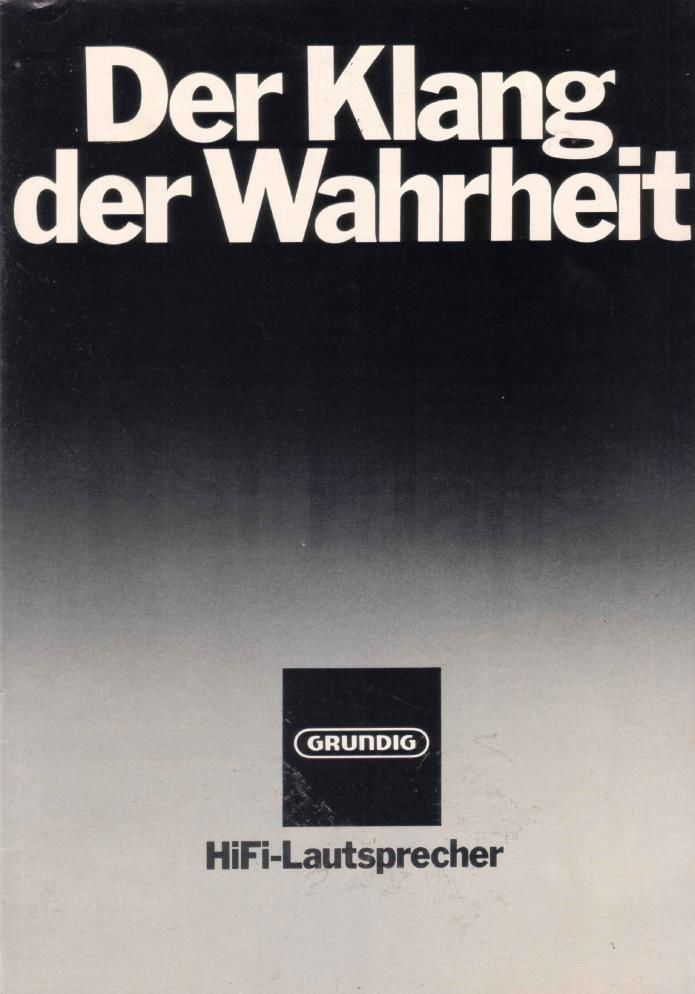Grundig Catalogue 1973