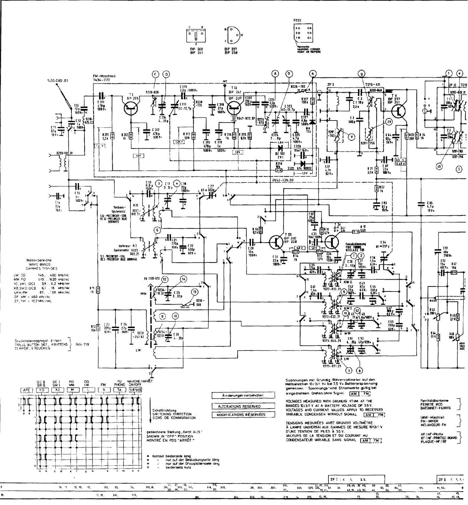 Grundig Concert Boy 209 Schematic