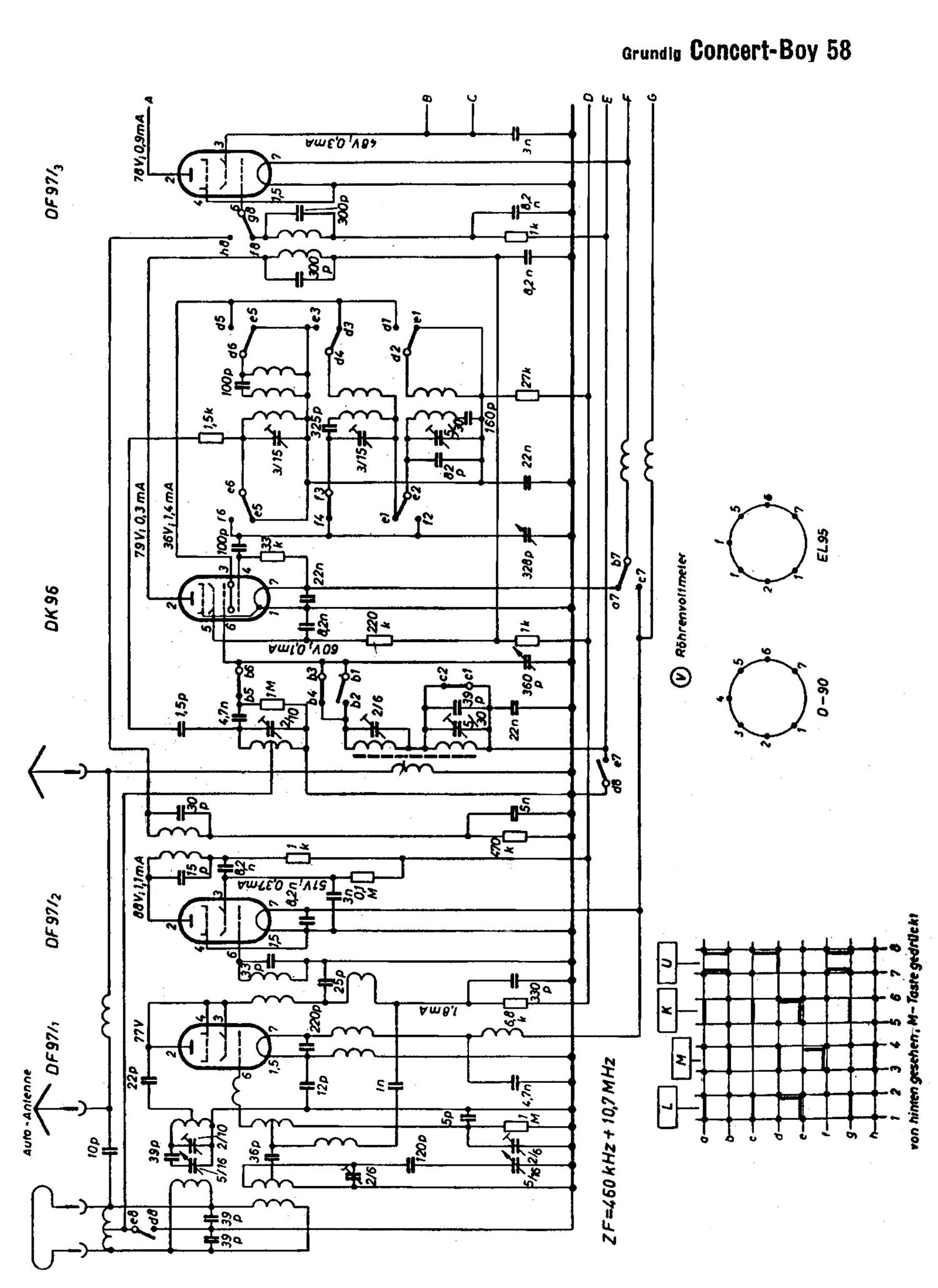 Grundig Concert Boy 58 Schematic