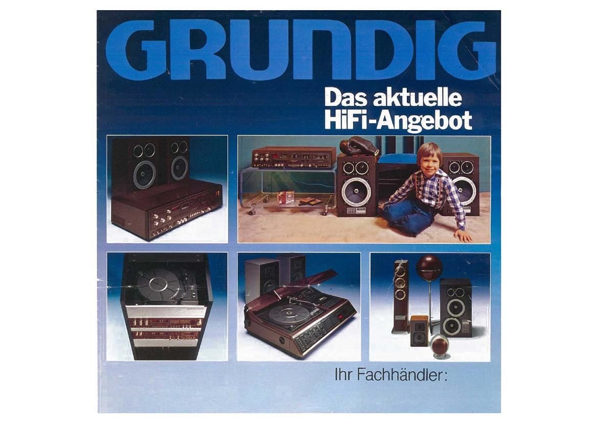 Grundig Das Aktuelle Hifi Angebot 1979