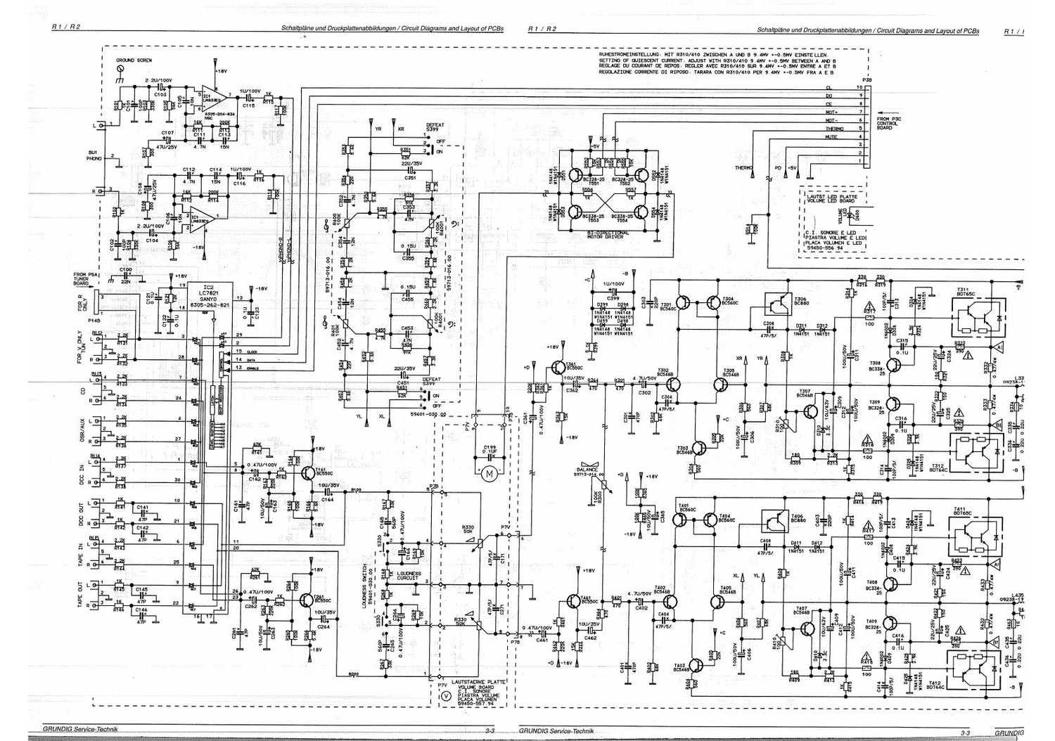 Grundig Fine Arts R 1 Schematic