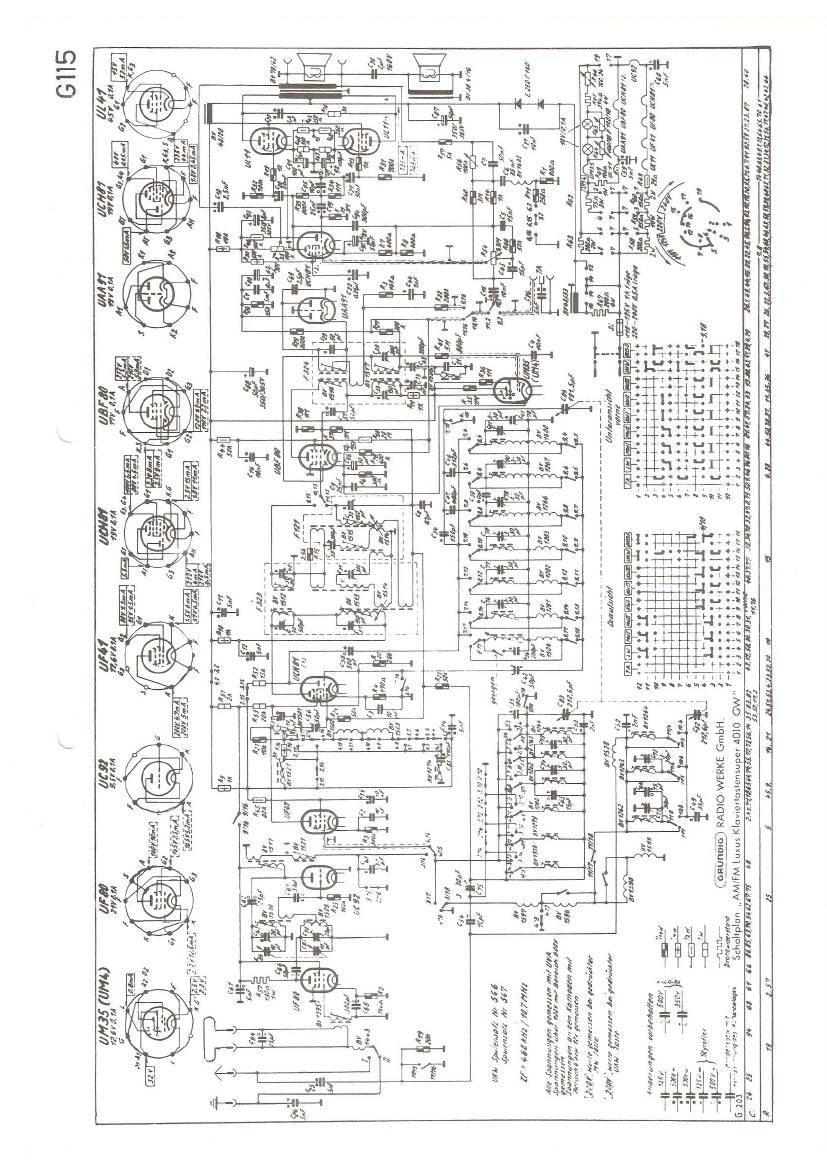 Grundig G 115 Schematic