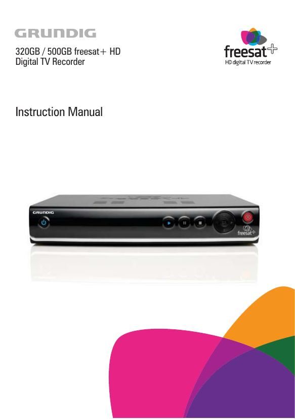 Grundig GUFSDTR 500 HD Owners Manual