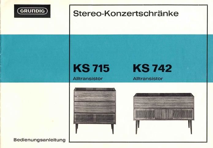 Grundig KS 742 Owners Manual