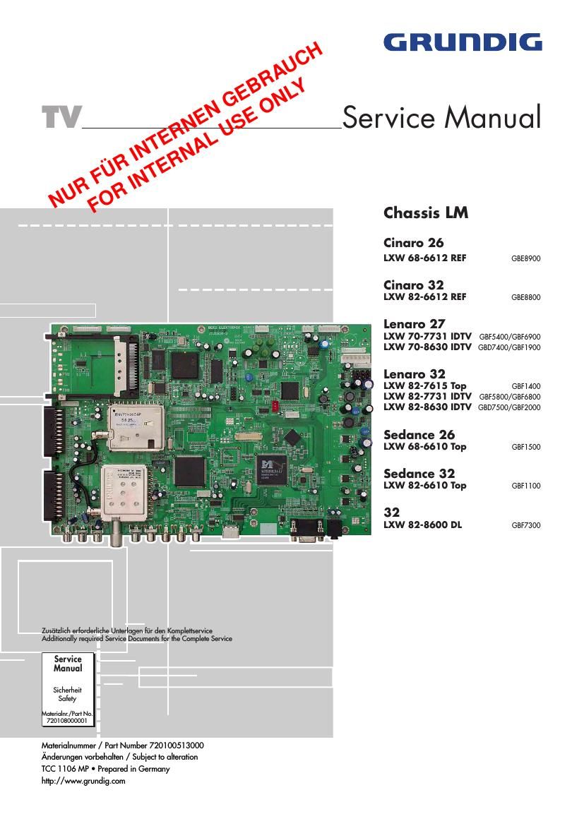 Grundig LM Service Manual