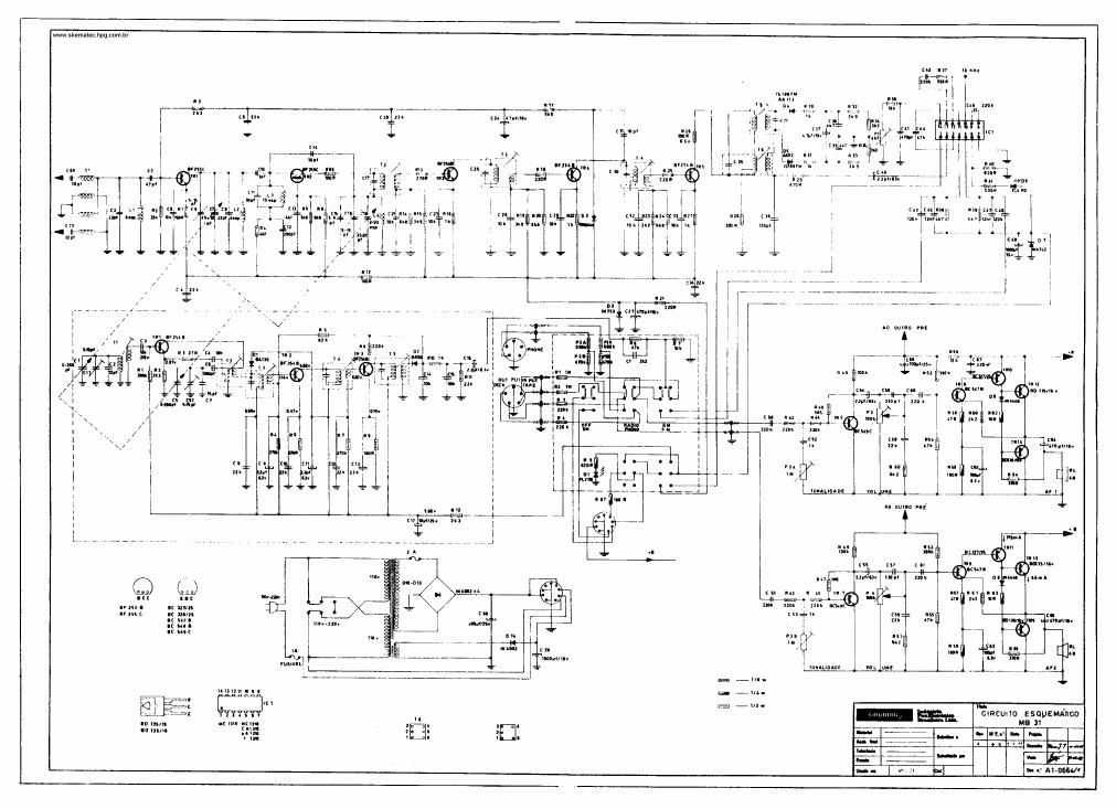 Grundig MB 31 Schematic