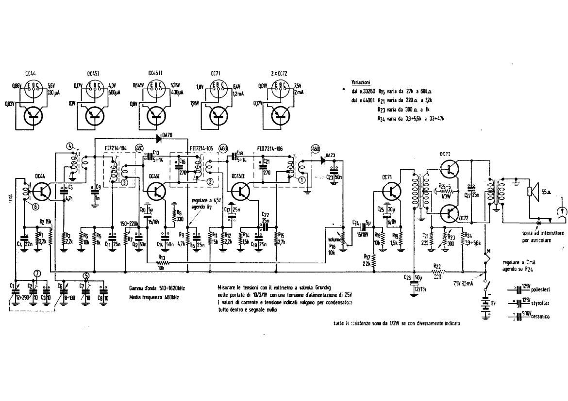 Grundig Micro Boy 59 Schematic