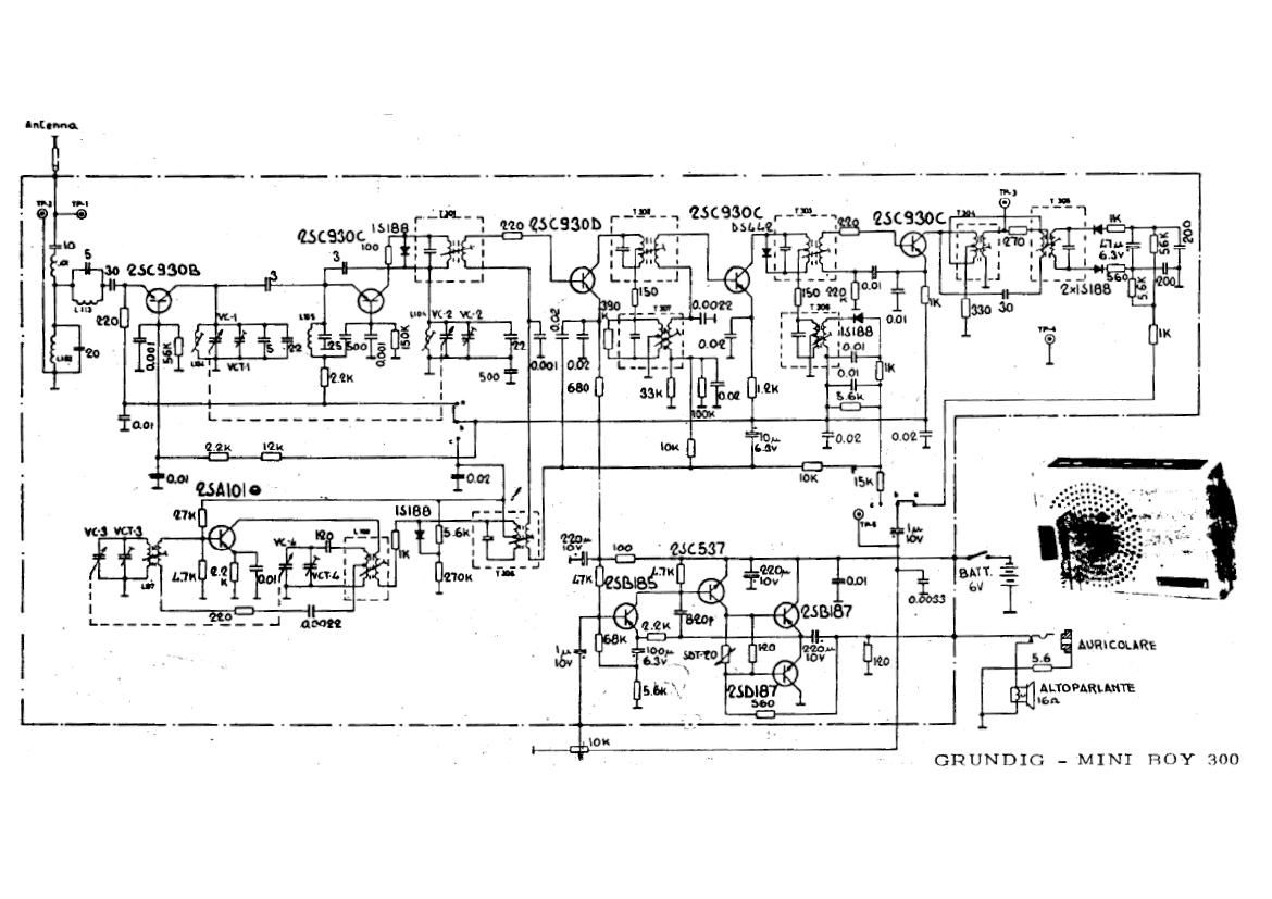 Grundig Mini Boy 300 Schematic