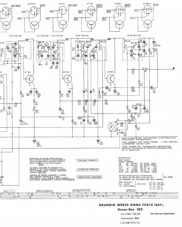 Grundig Ocean Boy 202 Schematic