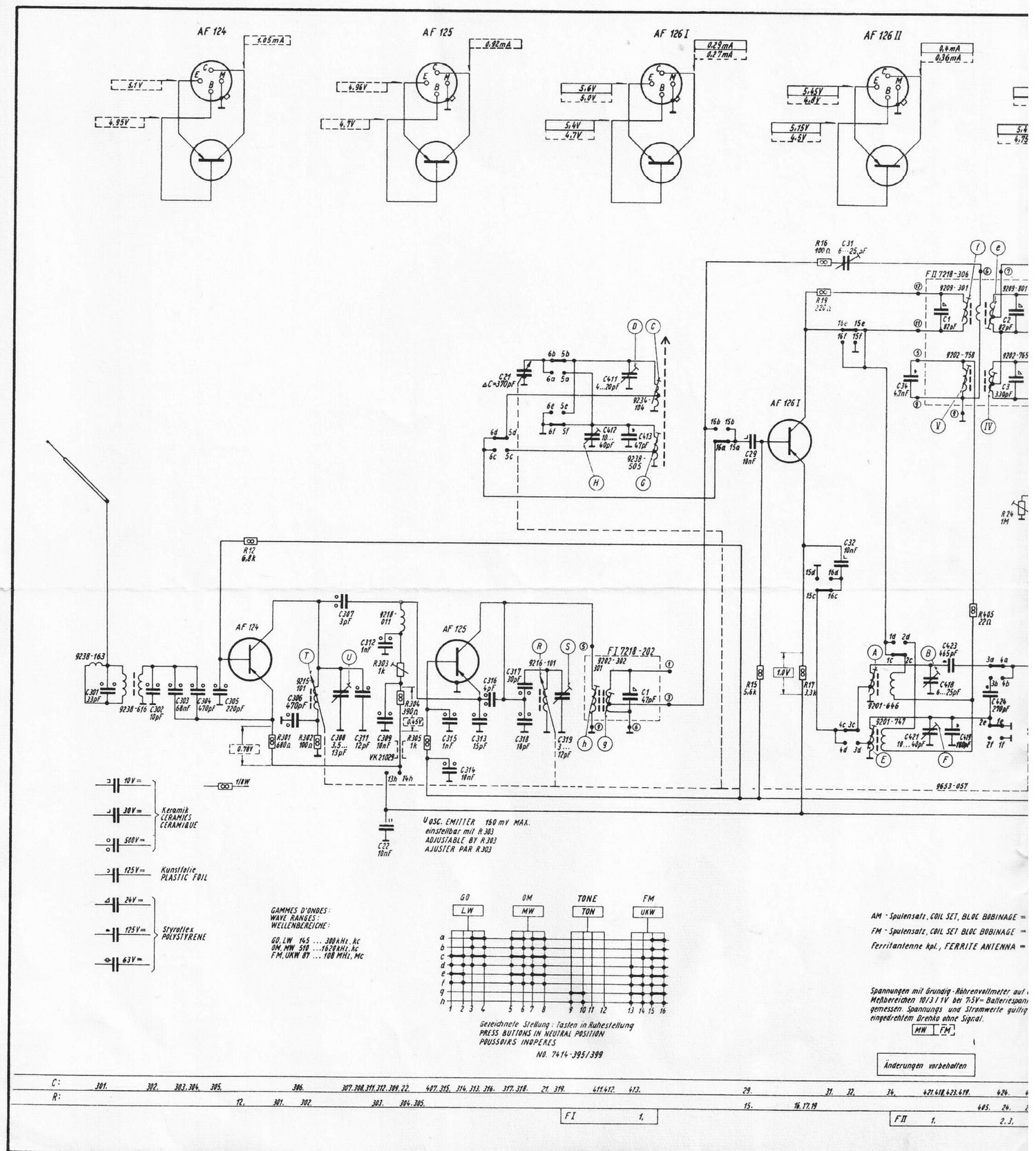 Grundig Party Boy 202 Schematic