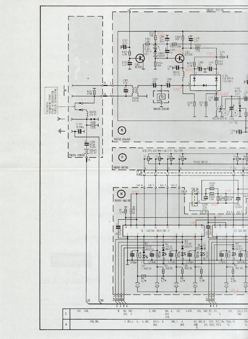 Grundig Preceiver X 55 Schematics