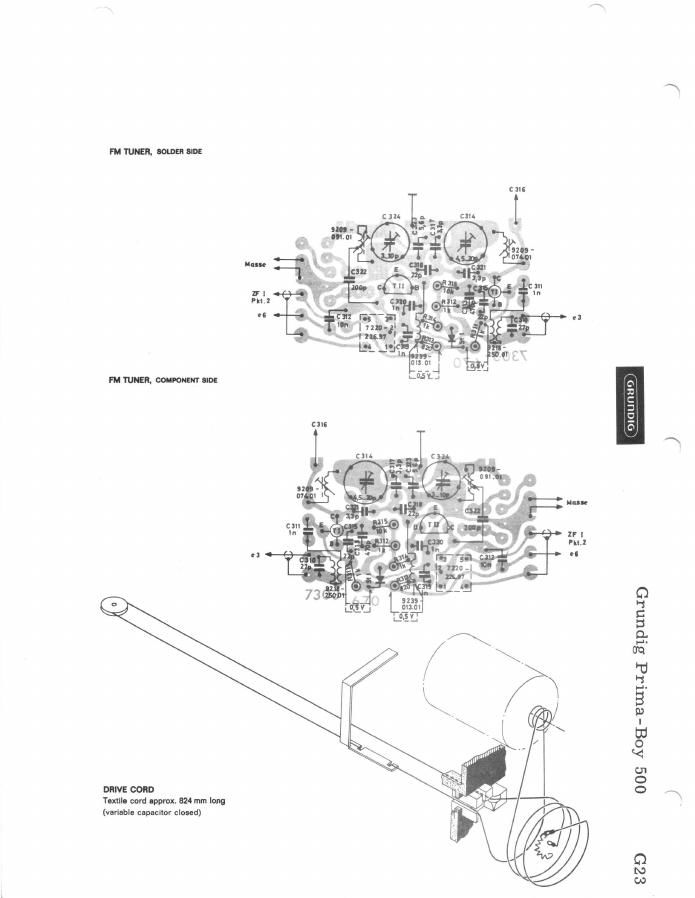 Grundig Prima Boy 500 Service Manual