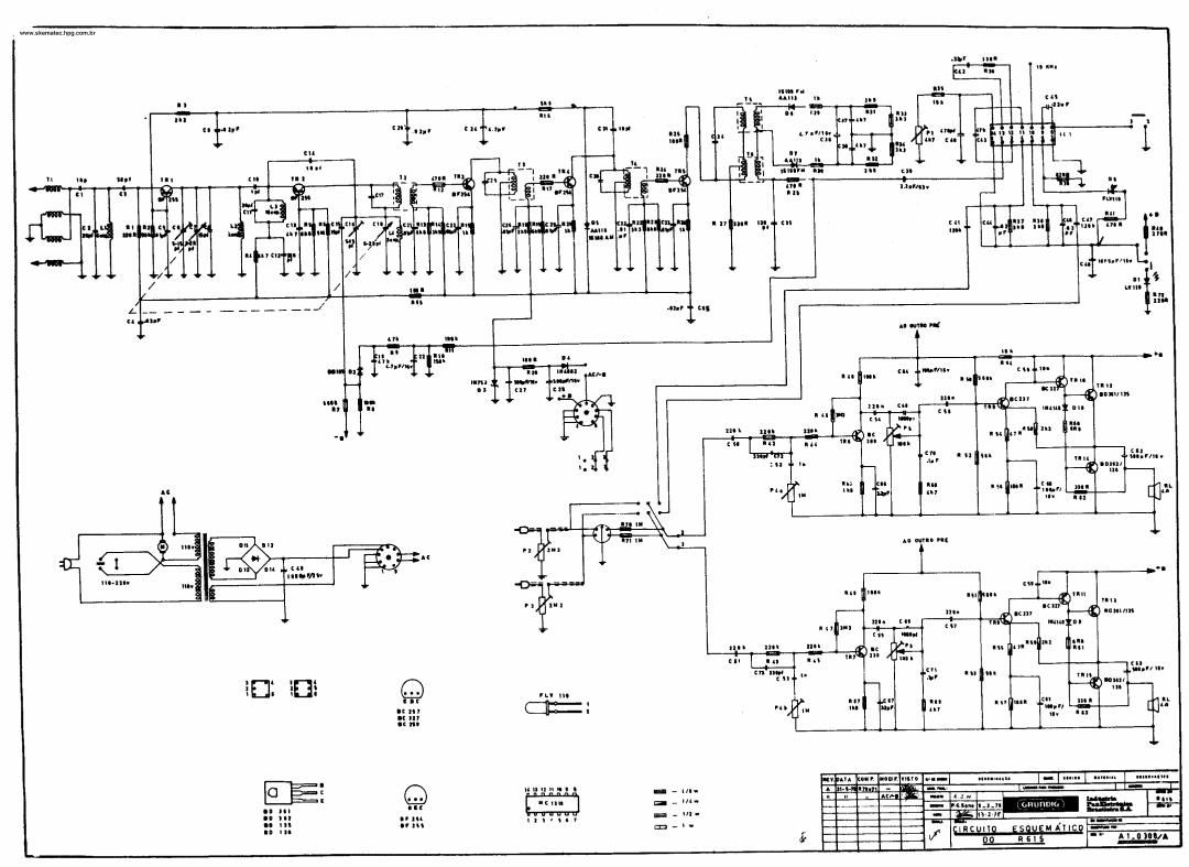 Grundig R 615 Schematic