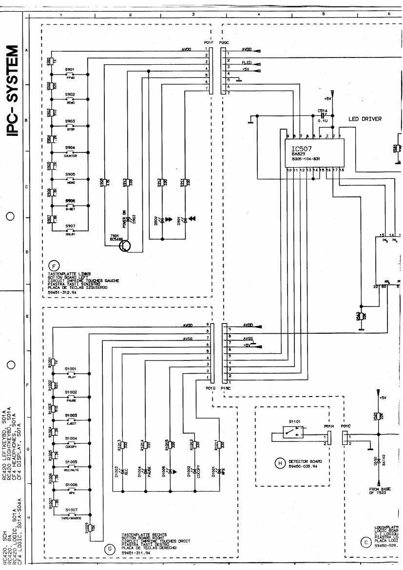 Grundig RC 420 Schematic