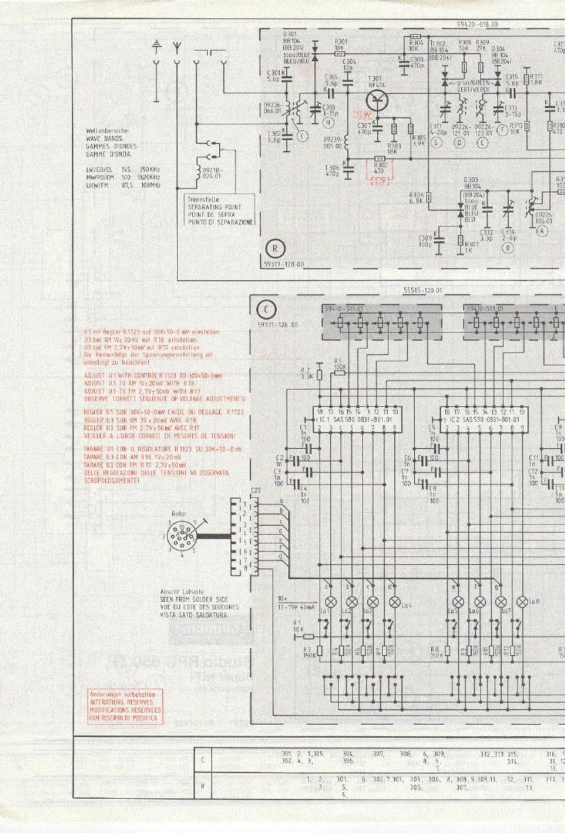 Grundig RPC 650 Schematic