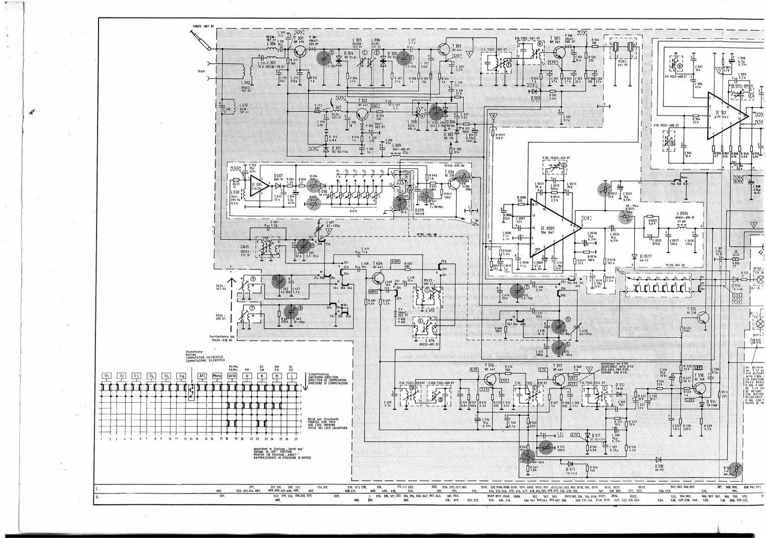 Grundig RR 920 Schematic