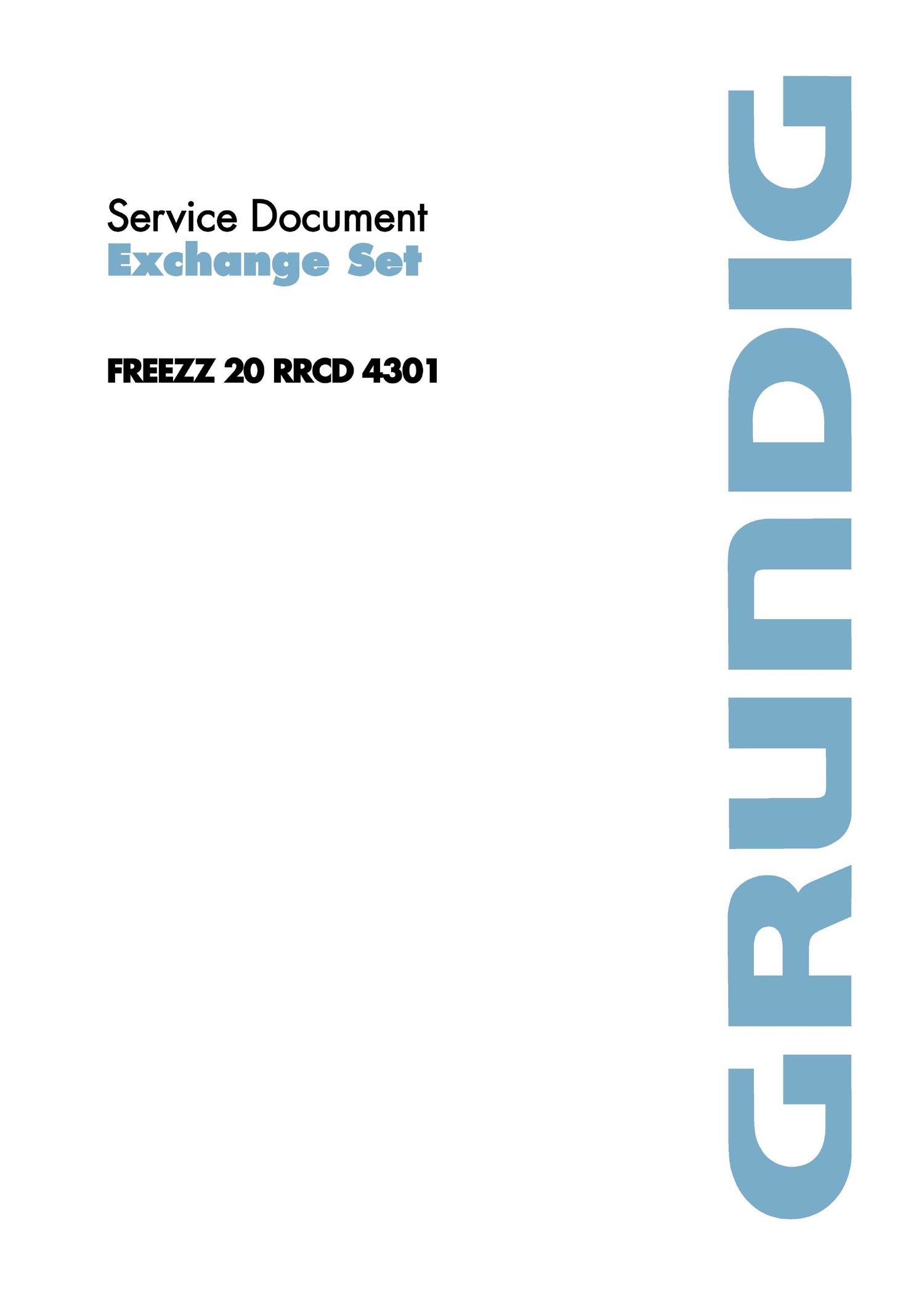 Grundig RRCD 4301 Schematic