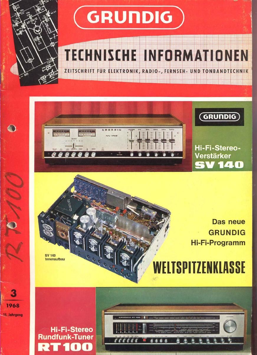 Grundig RT 100 Service Manual