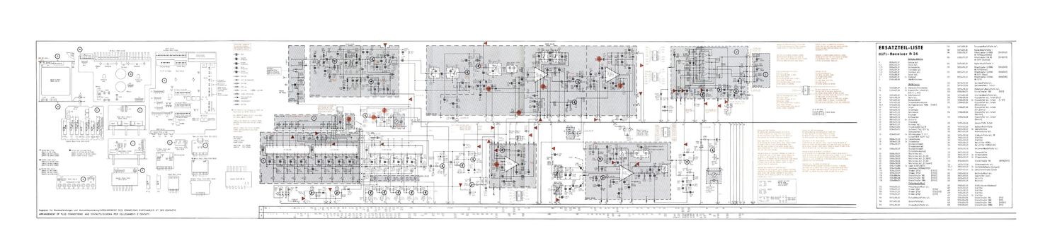 Grundig Receiver R 35 Schematics