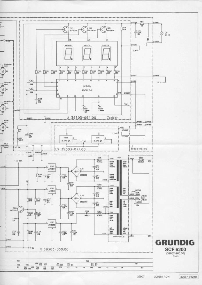 Grundig SCF 6200 Schematic