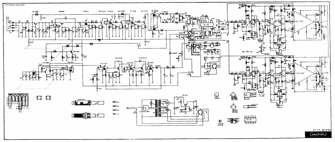 Grundig ST 515 Schematic