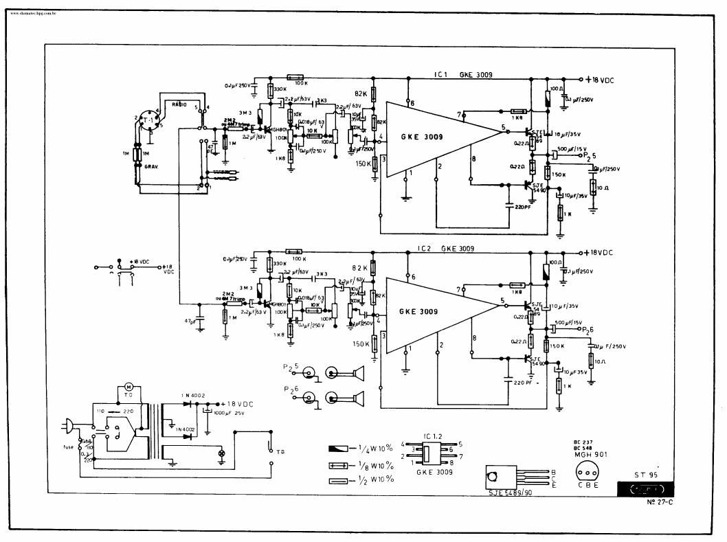 Grundig ST 95 Schematic