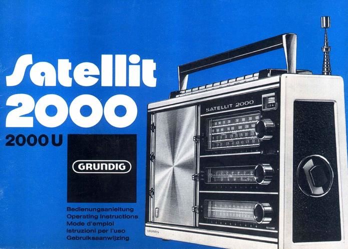 Grundig Satellit 2000 Owners Manual