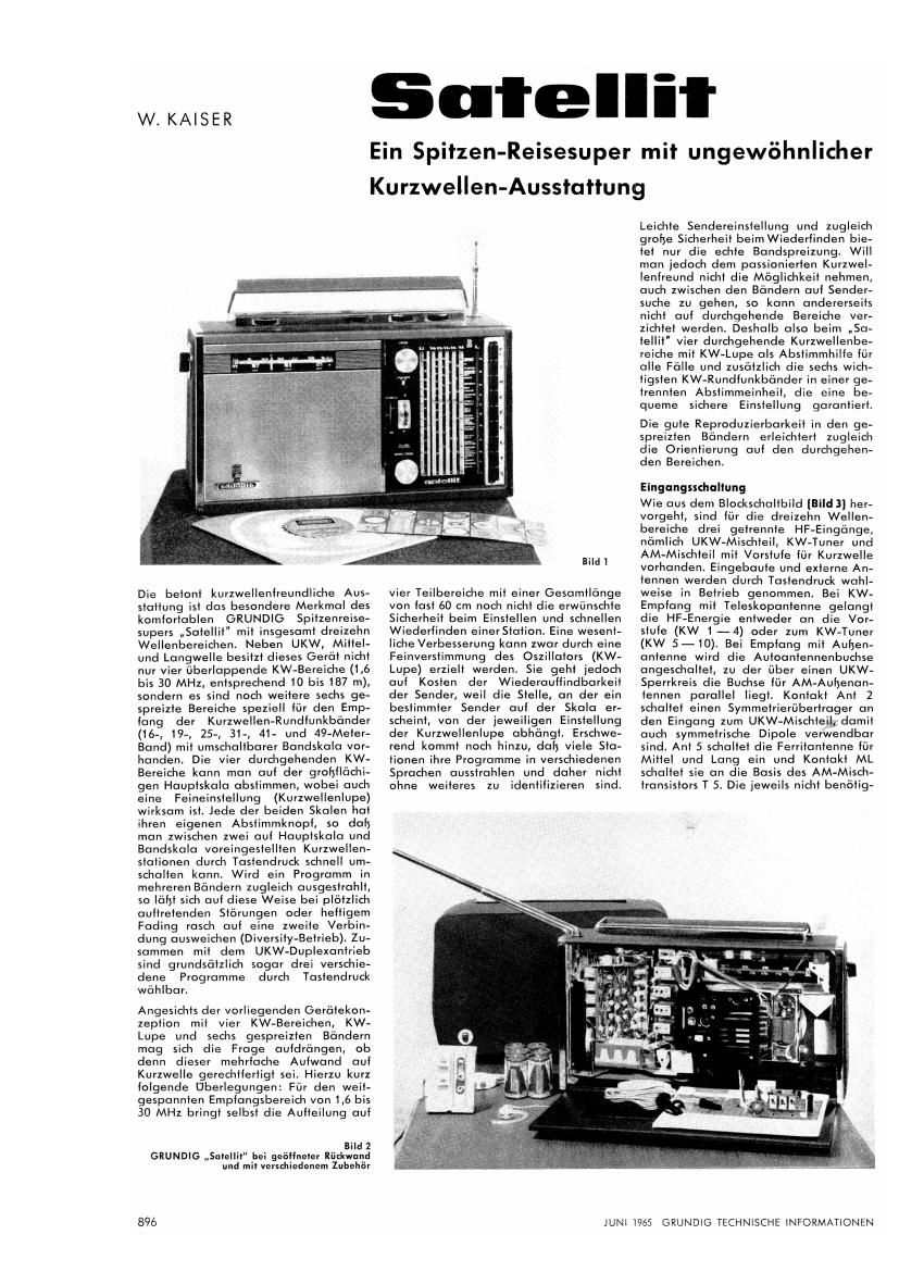 Grundig Satellit 205 Article