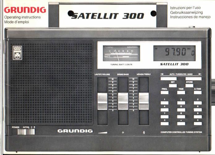 Grundig Satellit 300 Owners Manual