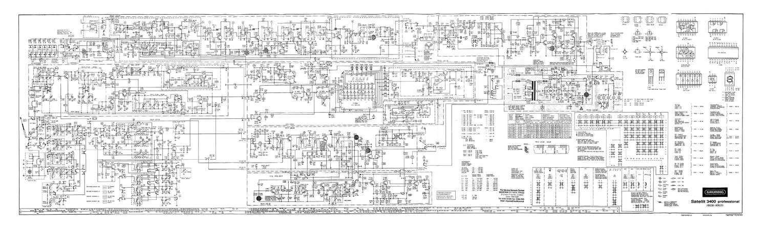 Grundig Satellit 3400 Schematic