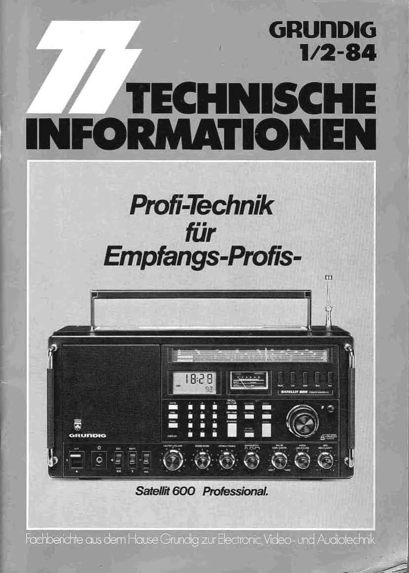 Grundig Satellit 600 Service Manual 2