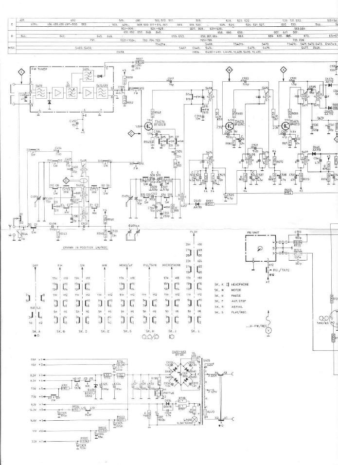 Grundig Schneider 940 Schematic