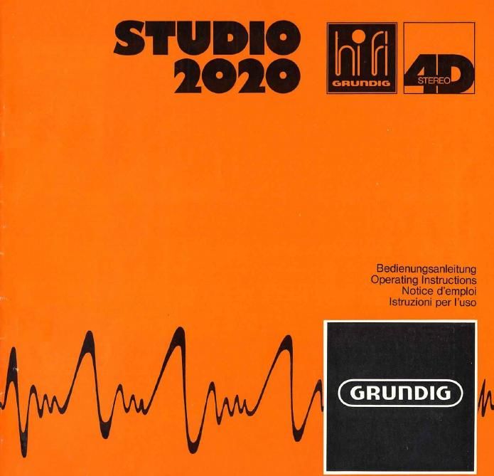 Grundig Studio 2020 Service Manual 2