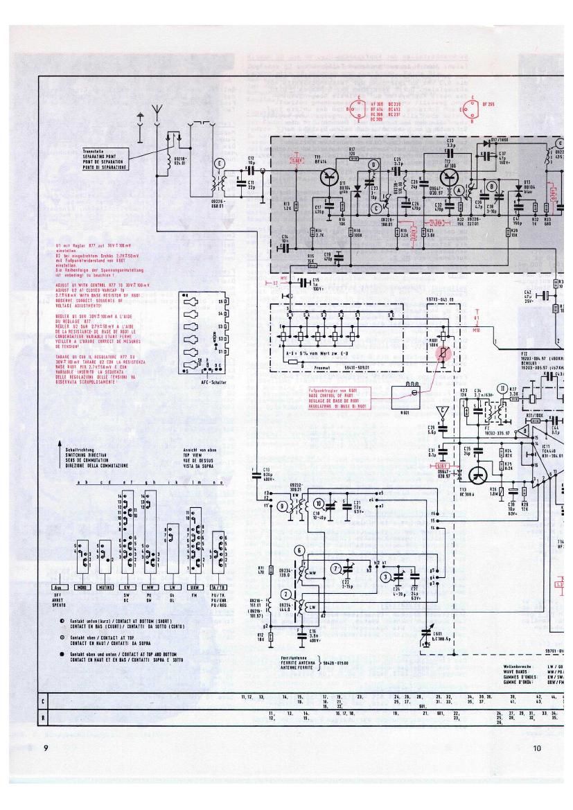 Grundig Studio 3000 Schematic