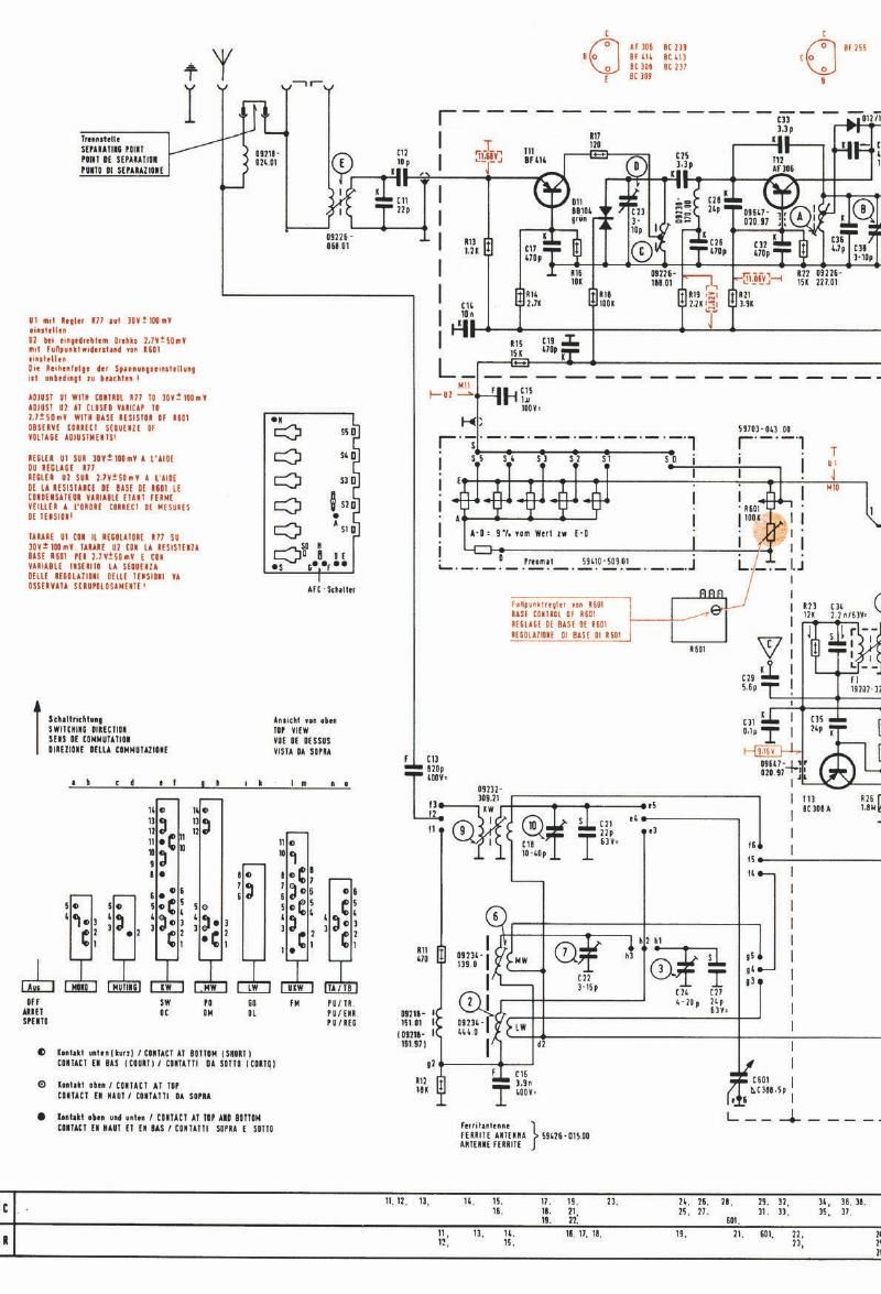 Grundig Studio 3010 Schematic