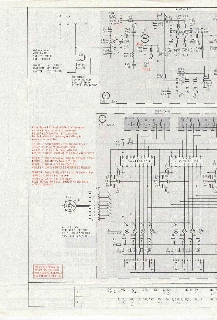 Grundig Studio RPC 650 Schematic