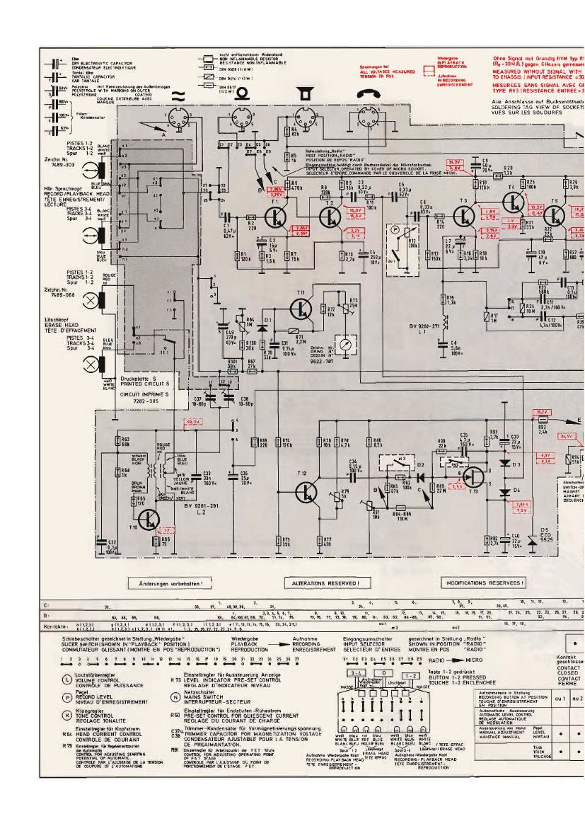 Grundig TK 146 U Schematic