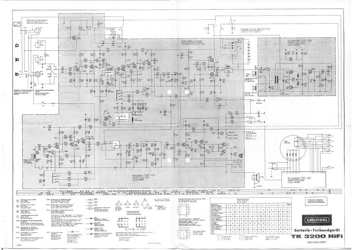 Grundig TK 3200 Schematic
