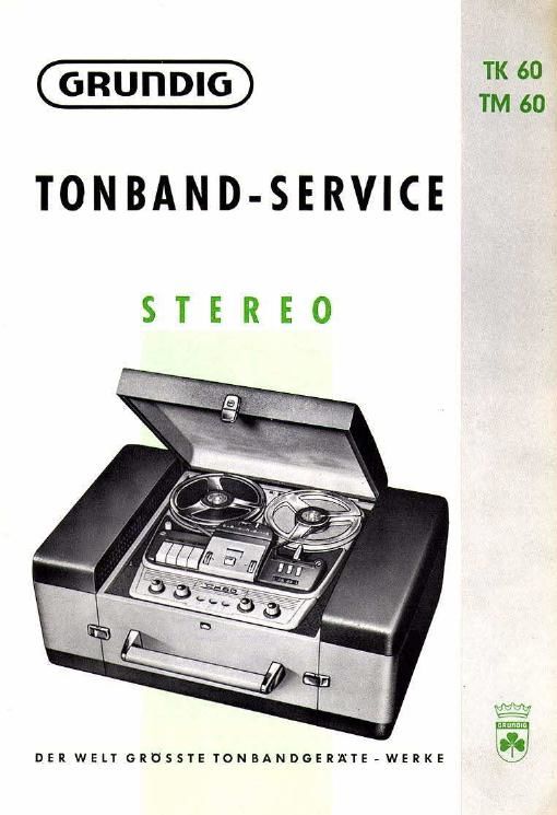 Grundig TM 60 TK 60 Service Manual