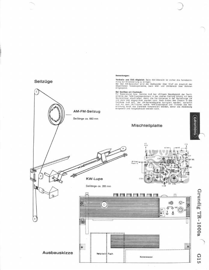 Grundig TR 1000 A Service Manual