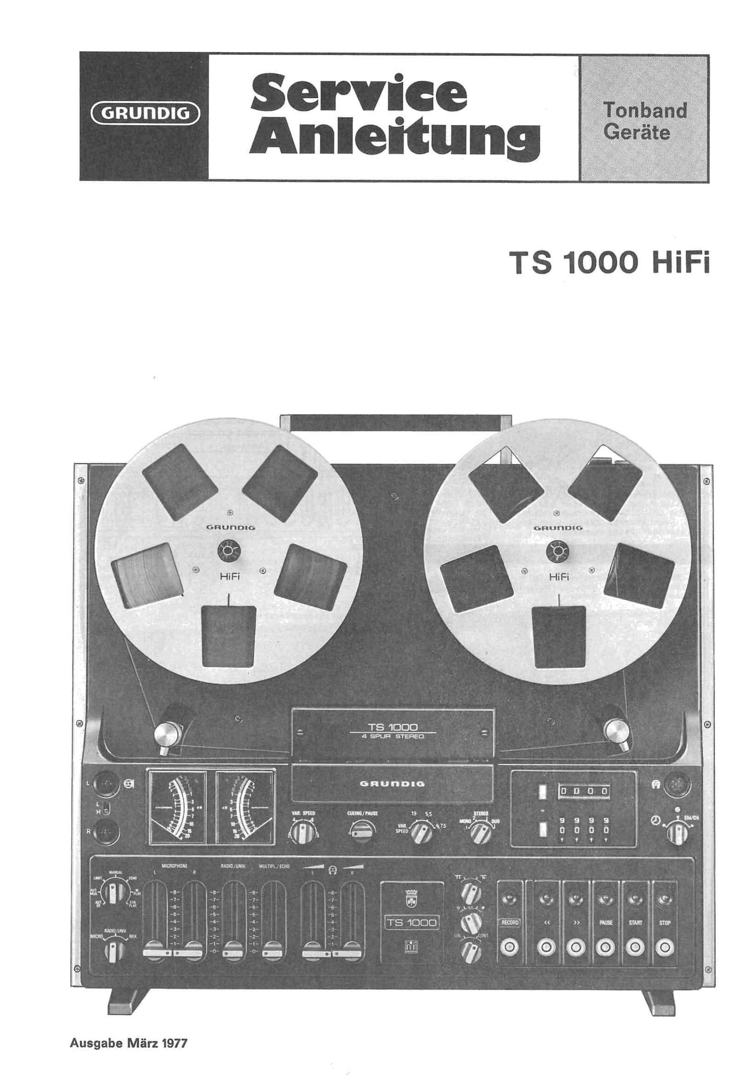 Grundig TS 1000 Service Manual